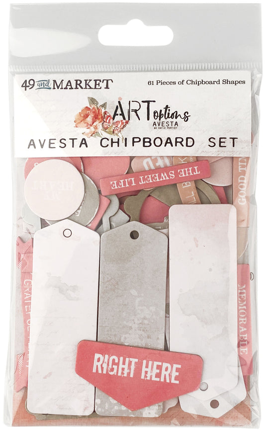 49 & Market Avesta Chipboard Set