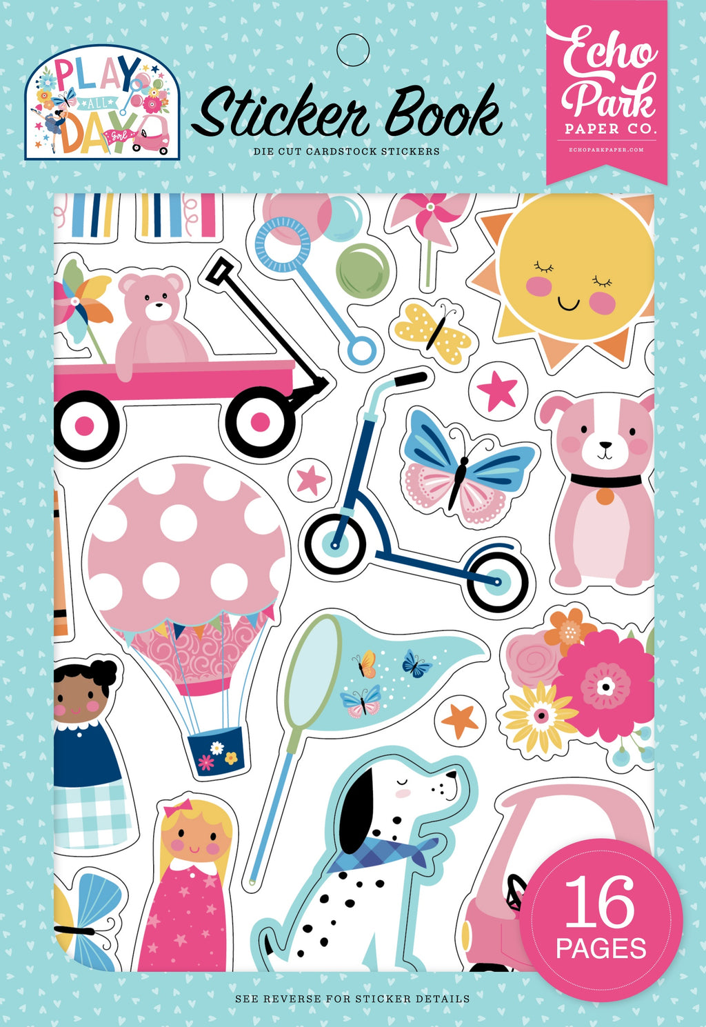 Echo Park Play All Day Girl Sticker Book