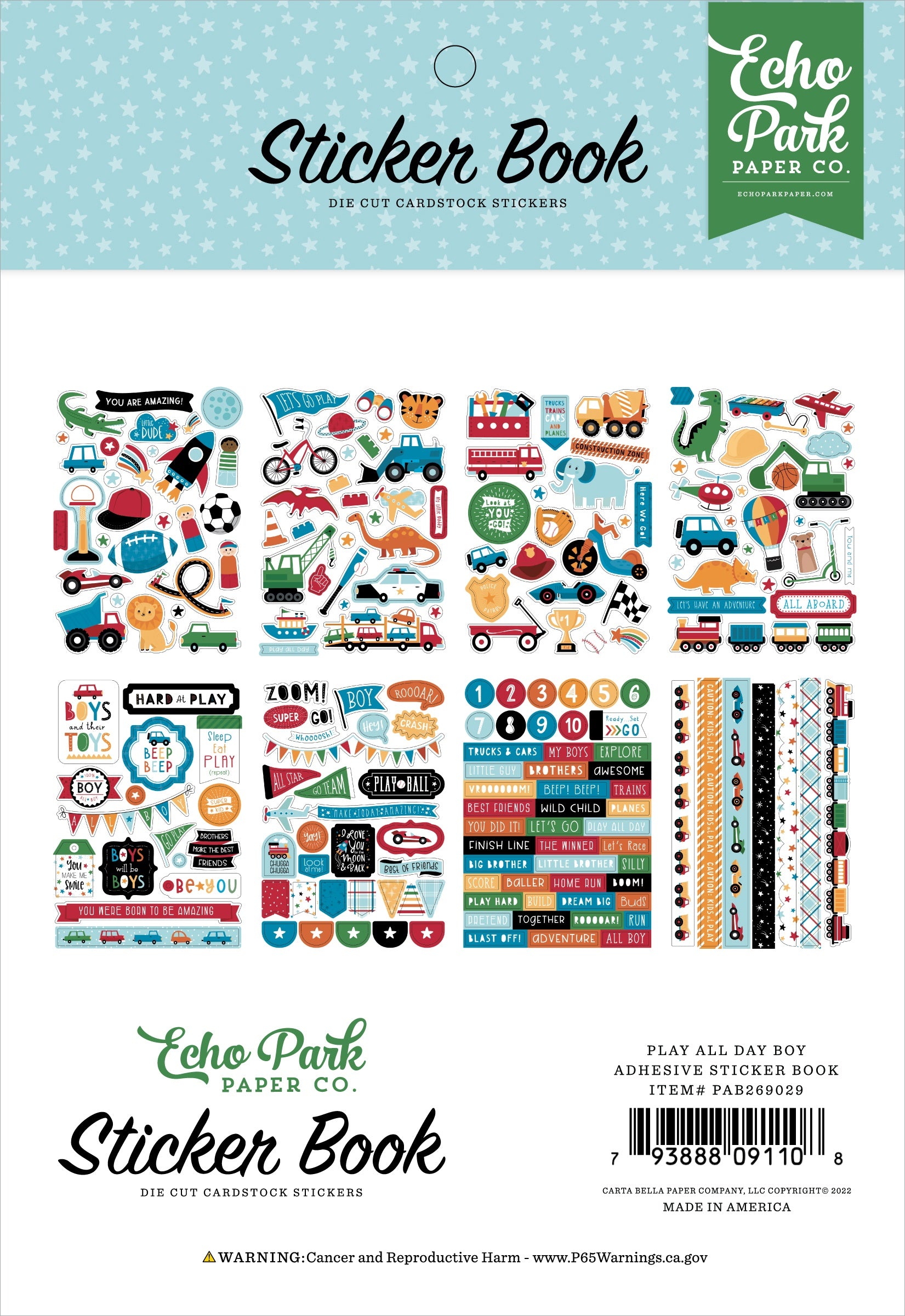 Play All Day Boy Sticker Book