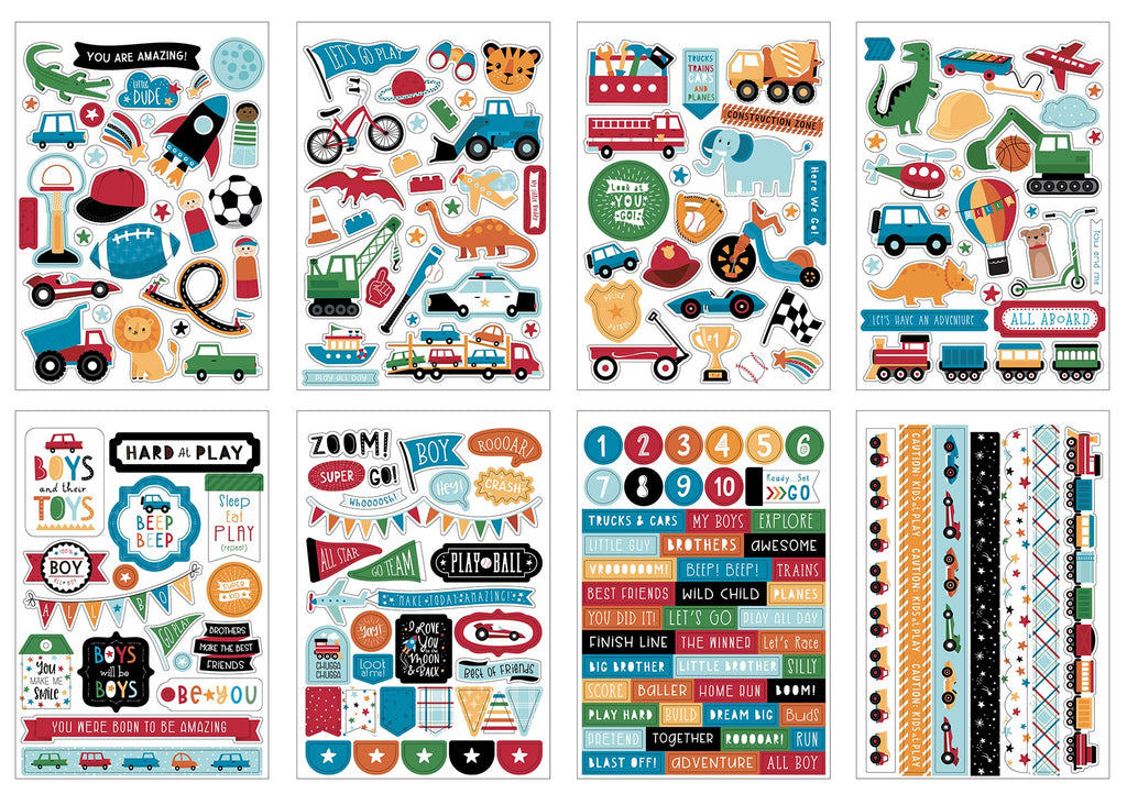 Play All Day Boy Sticker Book