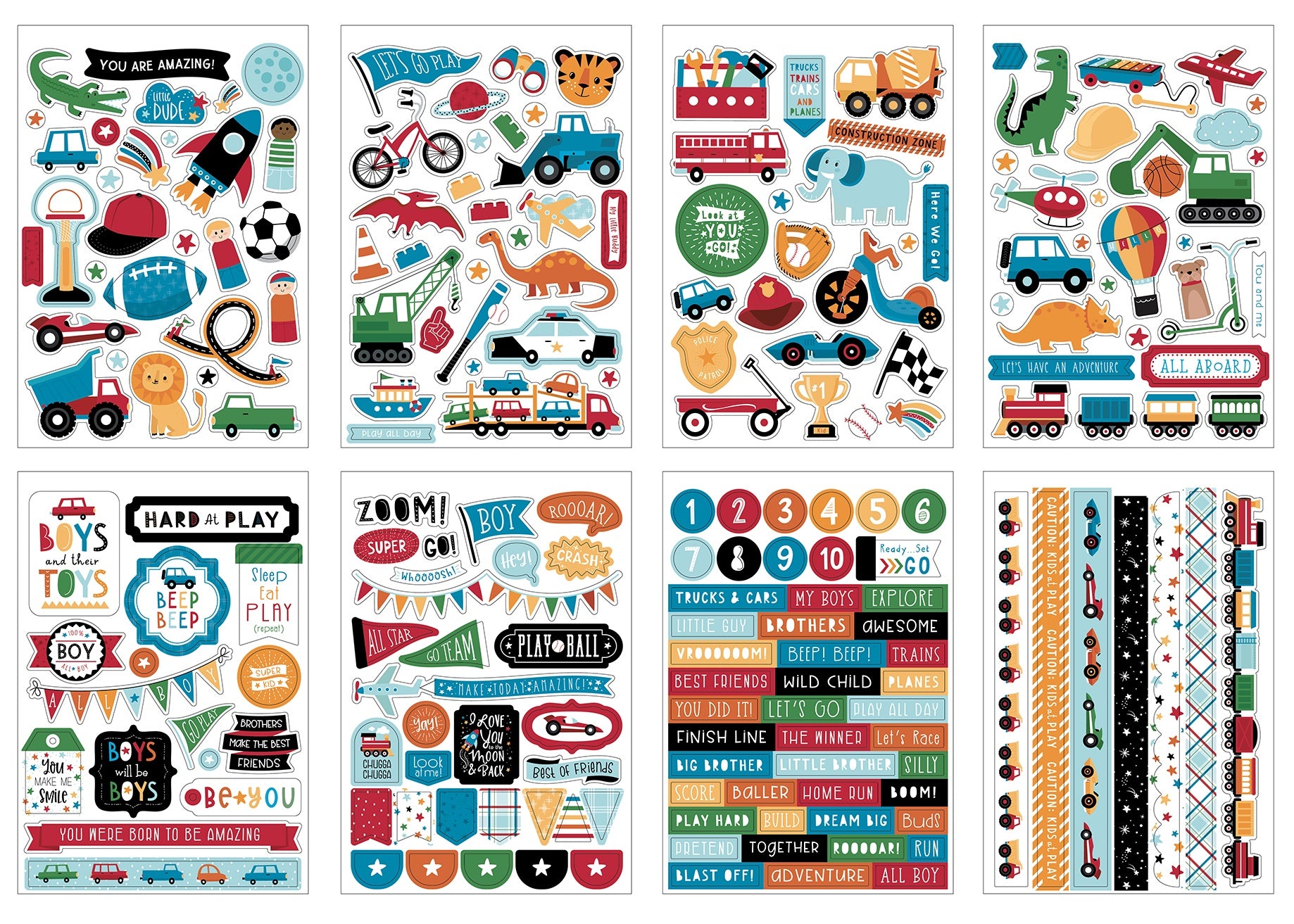 Play All Day Boy Sticker Book