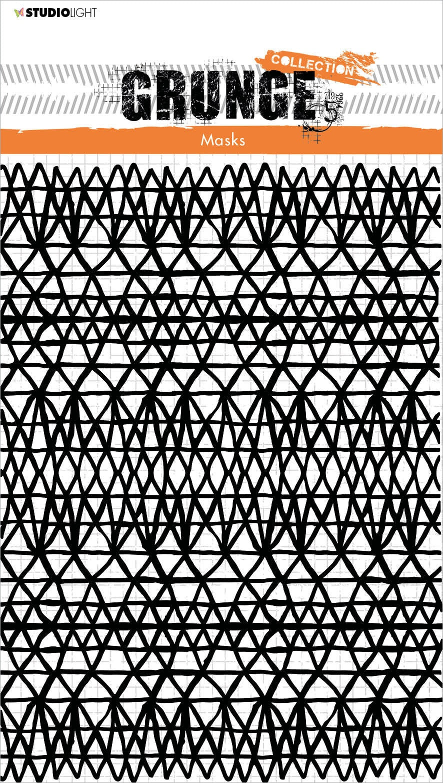 Studio Light Grunge 8.25"X5.82" Stencil-Macrame