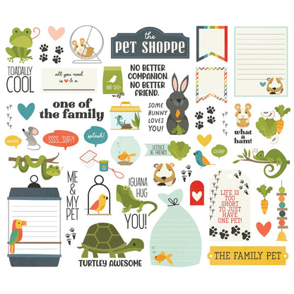 Simple Stories Pet Shoppe Bits & Pieces Die-Cuts