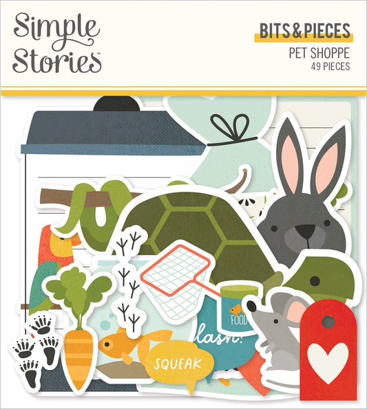 Simple Stories Pet Shoppe Bits & Pieces Die-Cuts