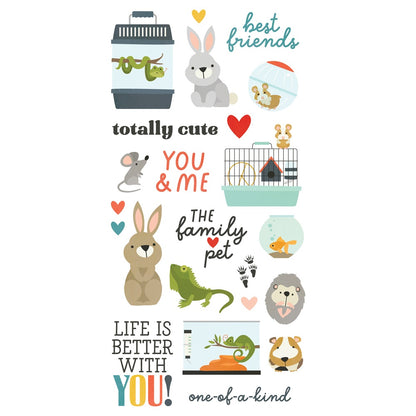 Simple Stories Pet Shoppe Foam Stickers