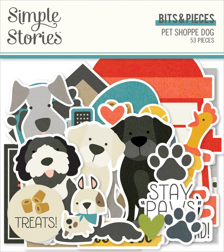 Pet Shoppe Dog Bits & Pieces Die-Cuts