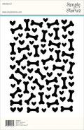 Pet Shoppe Dog Stencil 6"X8"-Bones