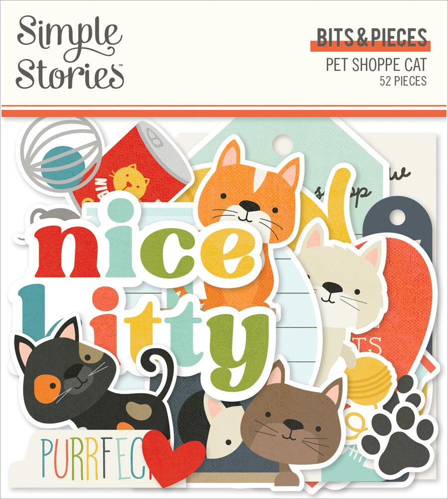 Pet Shoppe Cat Bits & Pieces Die-Cuts