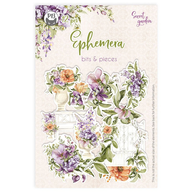 P13 Secret Garden Cardstock Die-Cuts -Elements