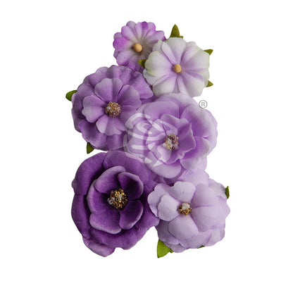 Prima Aquarelle Dreams Mulberry Paper Flowers-Passion