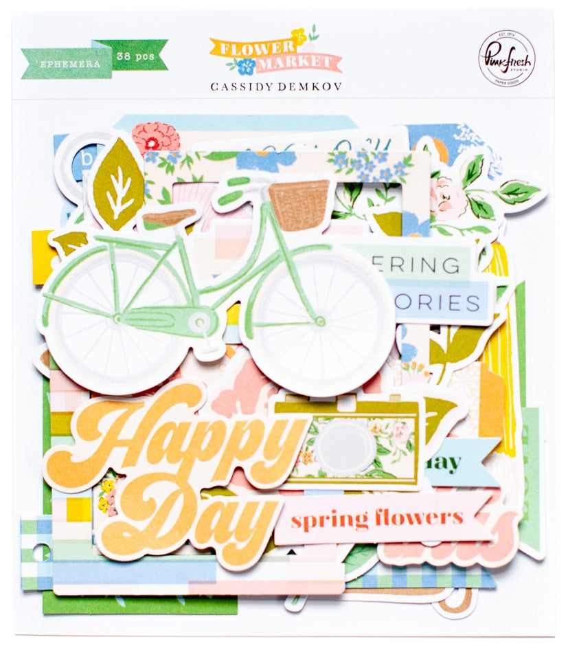 Pinkfresh Studio Flower Market Cardstock Die-Cuts