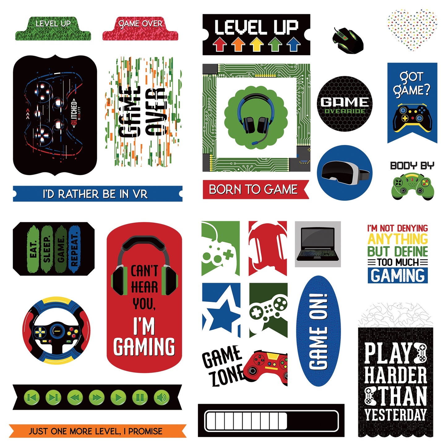 Photoplay Gamer  Cardstock Die-Cuts