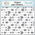 Our Baby Boy Stencil 6X6-Arrows