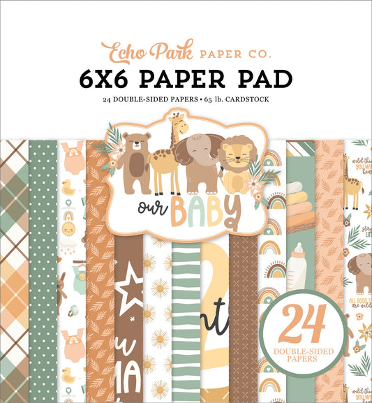 Echo Park Our Baby Double-Sided Paper Pad 6X6