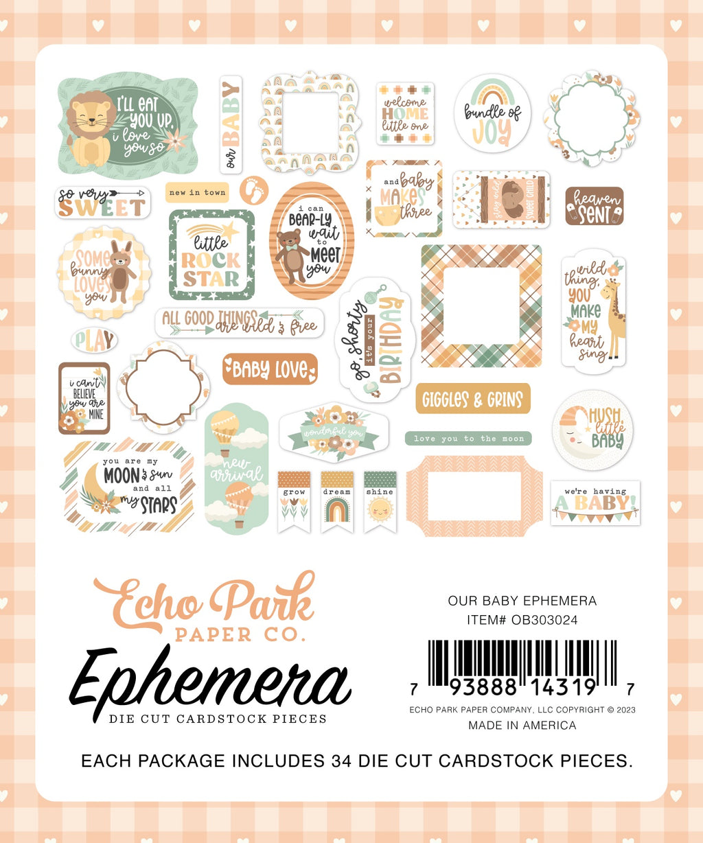 Our Baby Ephemera -Icons