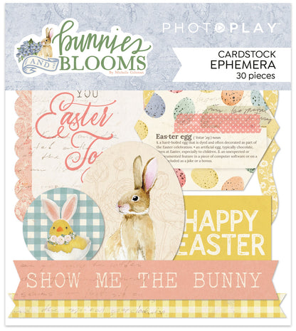 Photoplay Bunnies & Blooms  Cardstock Die-Cuts