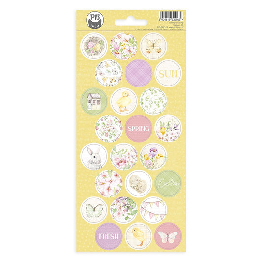 P13 Spring Is Calling Cardstock Stickers -#03