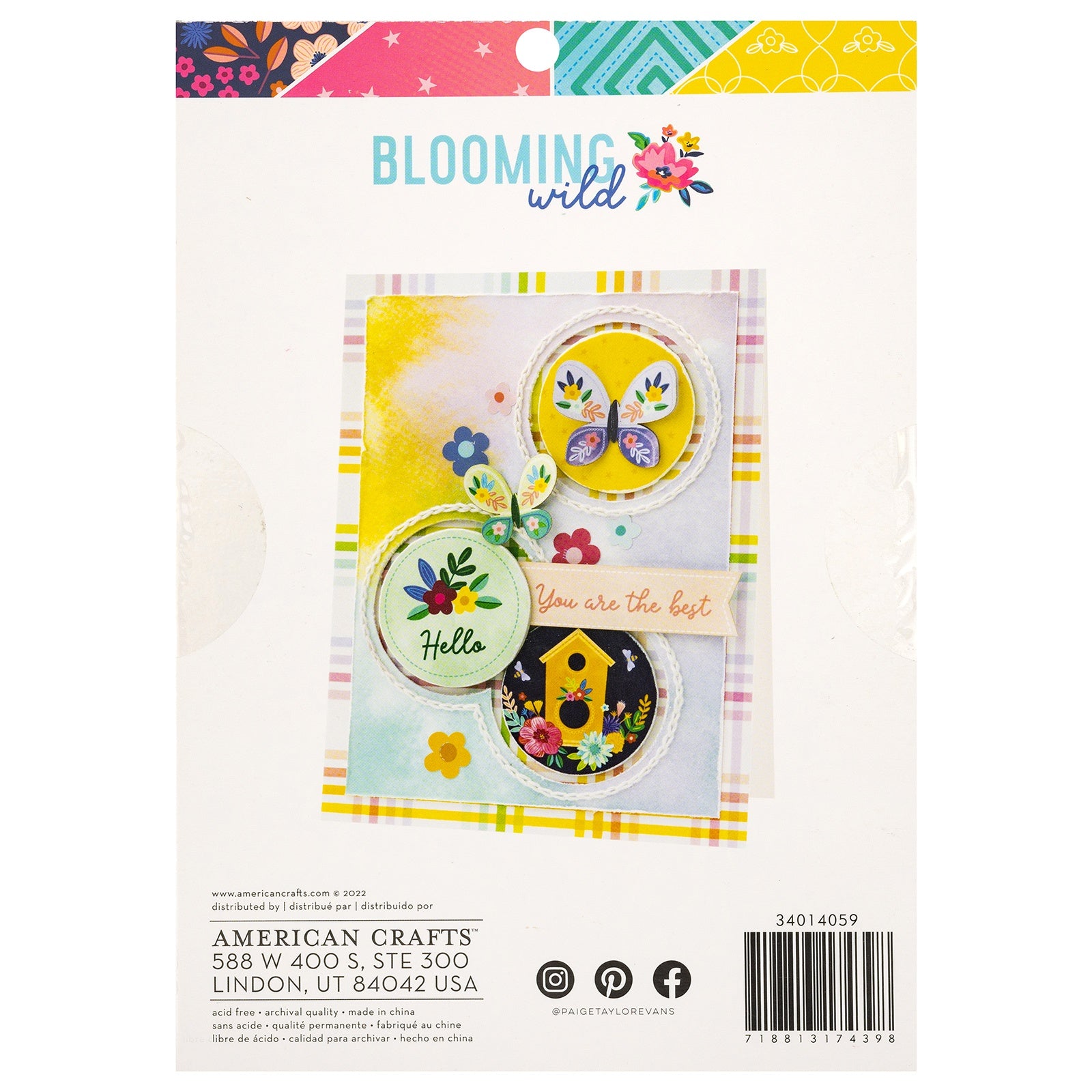 Paige Evans Blooming Wild Single-Sided Paper Pad 6"X8"