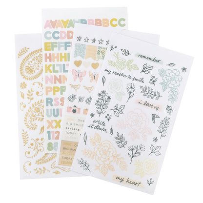 Crate Paper Gingham Garden Sticker Book