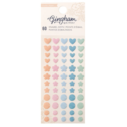 Crate Paper Gingham Garden Enamel Dots