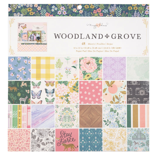 Maggie Holmes Woodland Grove Paper 12X12 Pad