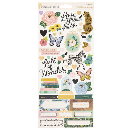 Maggie Holmes Woodland Grove Cardstock Stickers