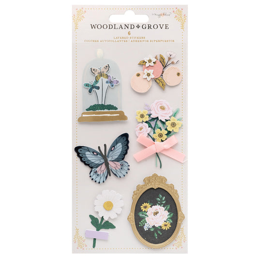Maggie Holmes Woodland Grove Layered Stickers