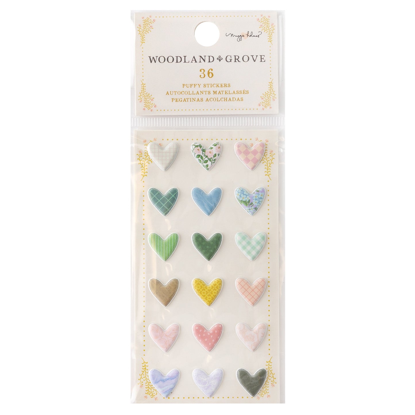 Maggie Holmes Woodland Grove Mini Puffy Stickers