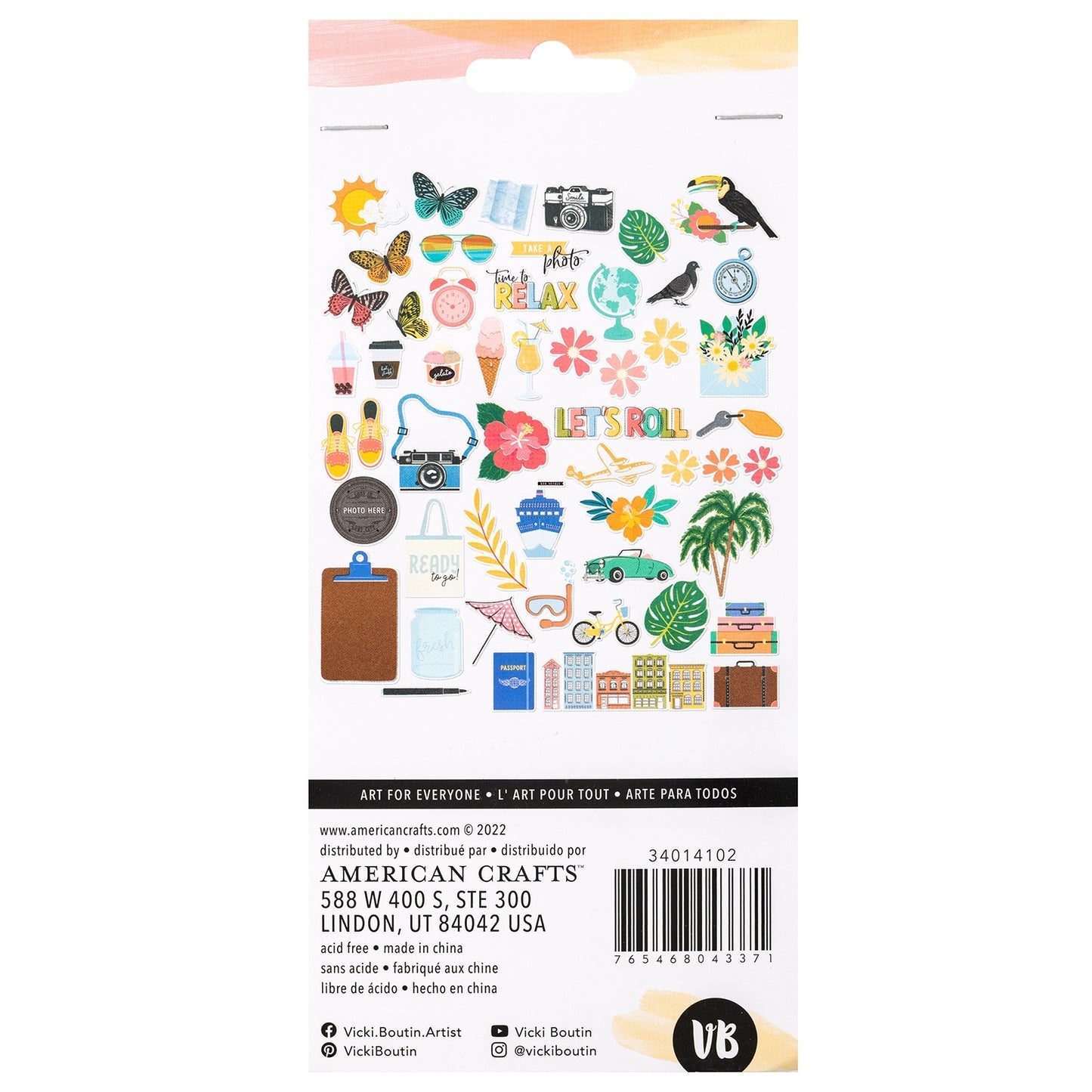 Vicki Boutin Where To Next Cardstock Die-Cuts-Icons