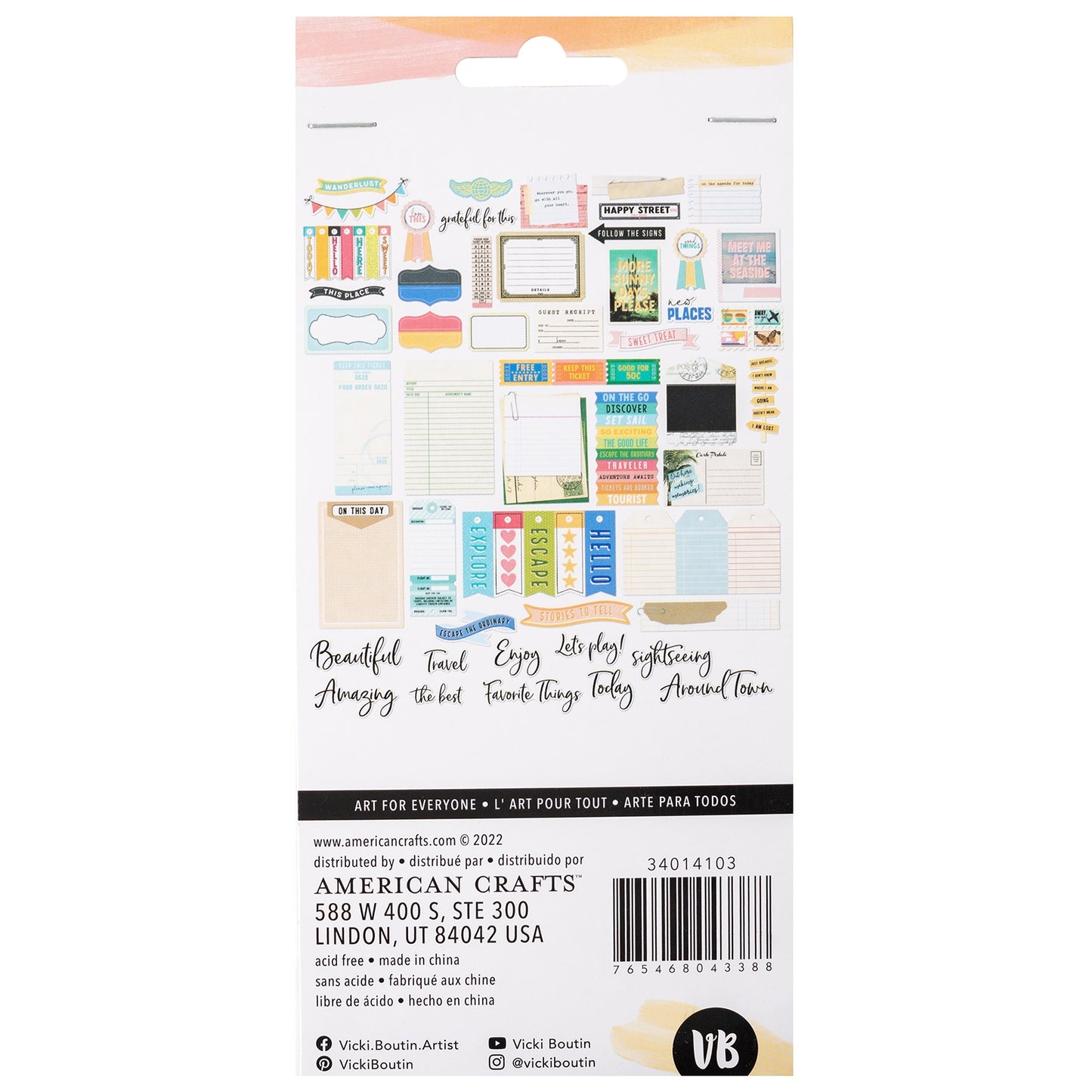 Vicki Boutin Where To Next Cardstock Die-Cuts-Journaling