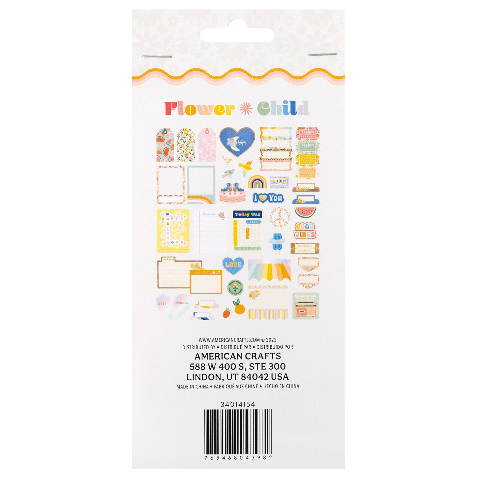 Jen Hadfield Flower Child Cardstock Die-Cuts-Journal