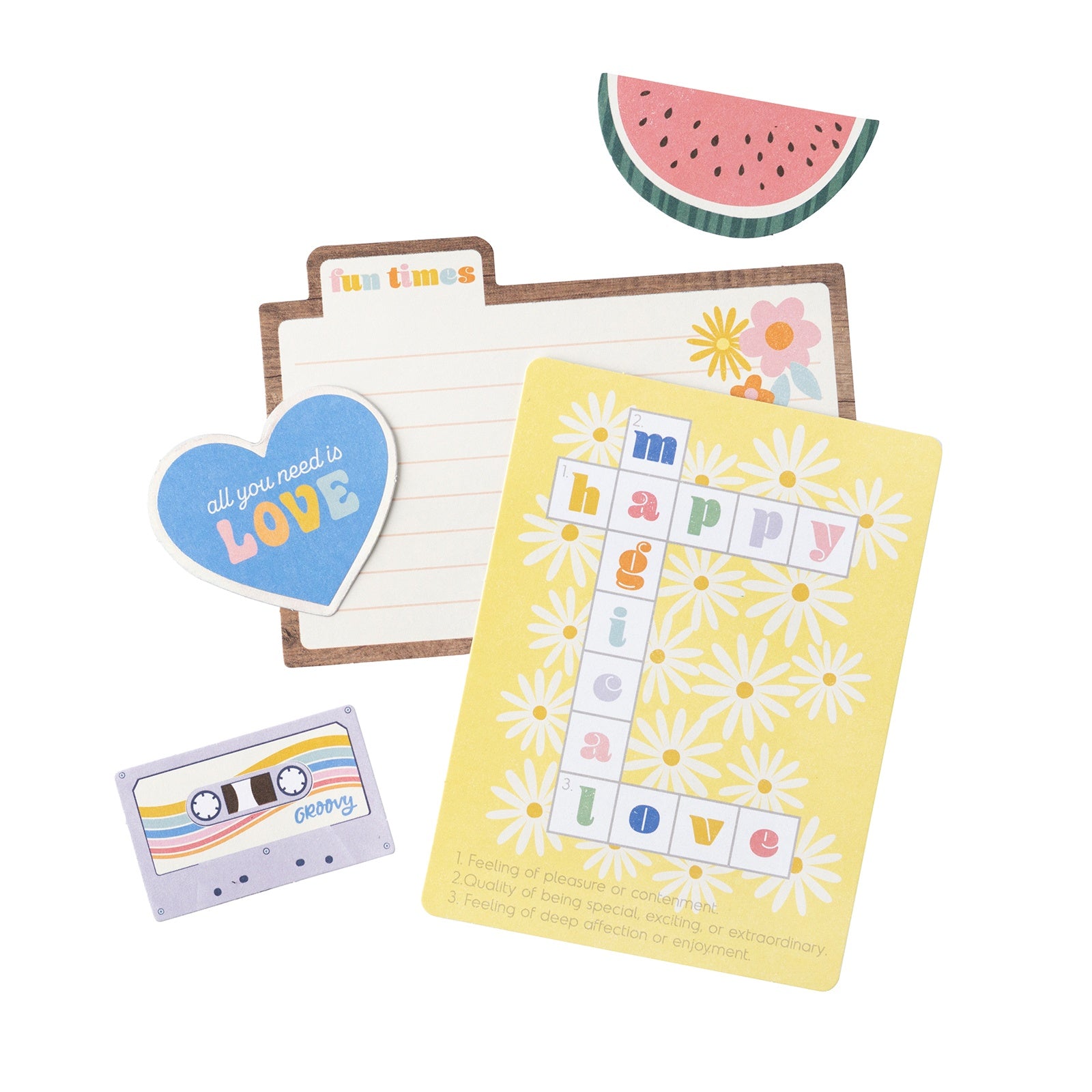 Jen Hadfield Flower Child Cardstock Die-Cuts-Journal