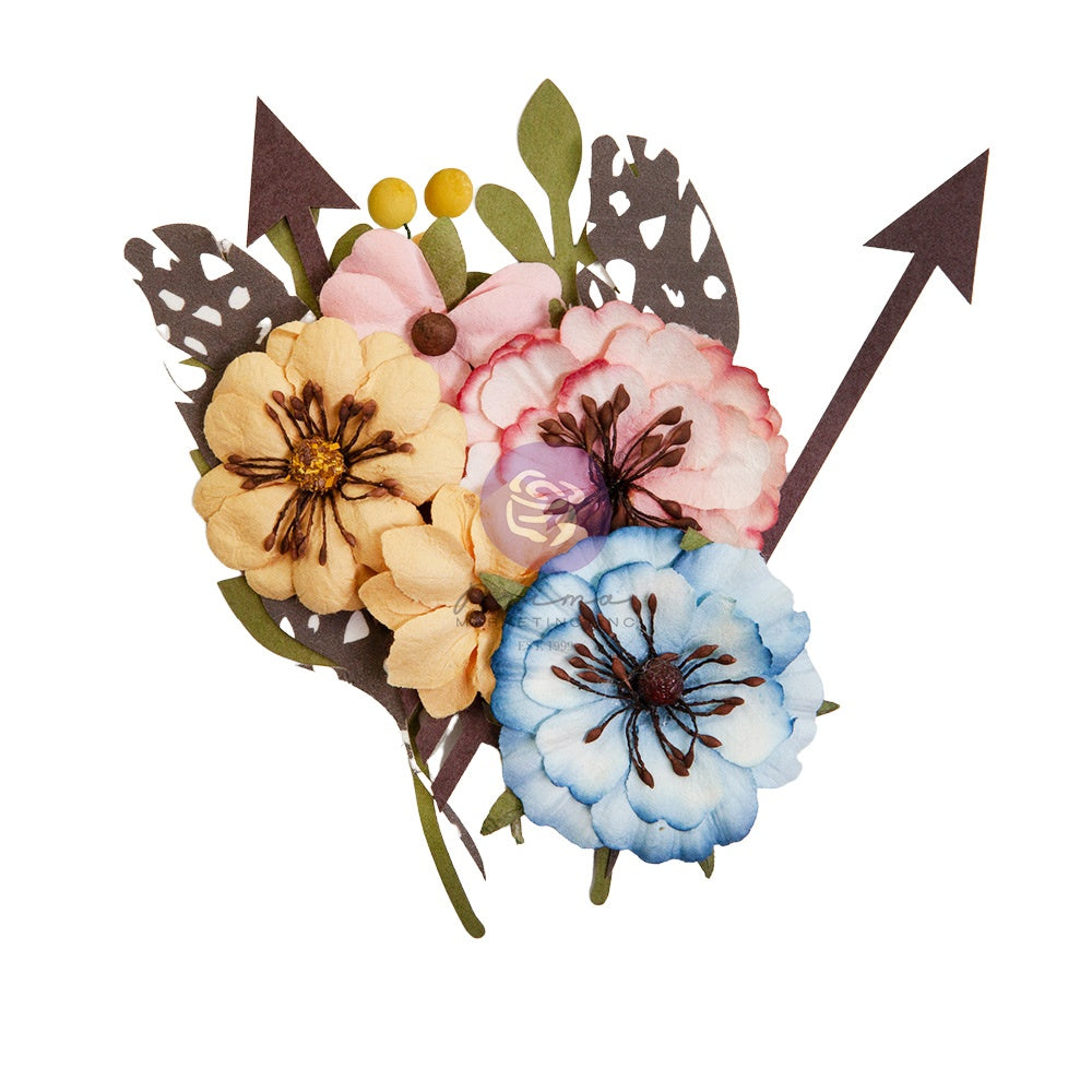 Prima Spring Abstract Mulberry Paper Flowers-Floral Bliss