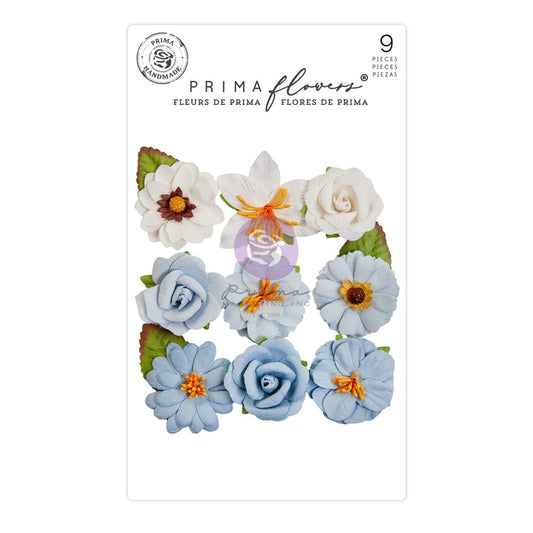 Prima Spring Abstract Mulberry Paper Flowers-Shades Of Spring