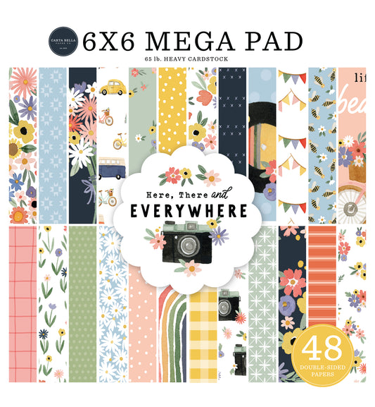 Carta Bella Here, There and Everywhere Cardmakers 6x6 Mega Pad