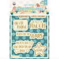 Good Night Die-Cut Chipboard  #7