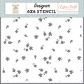 Dream Big Little Girl Little Miss Floral Stencil