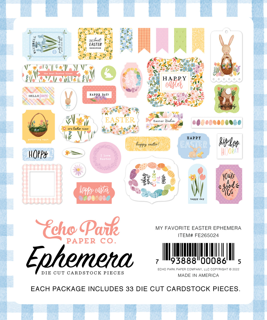 Echo Park My Favorite Easter Ephemera