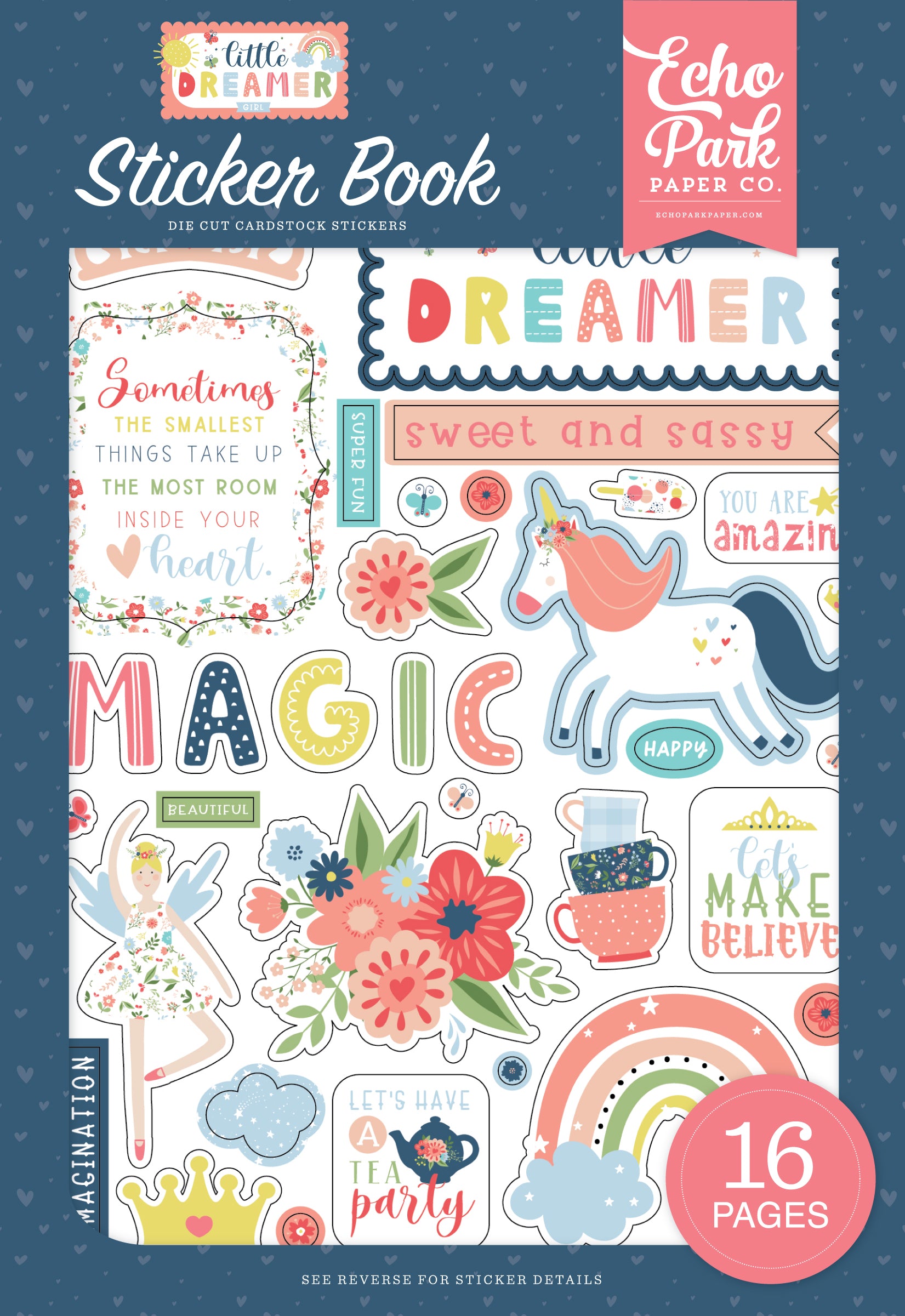 Echo Park Little Dreamer Girl Sticker Book