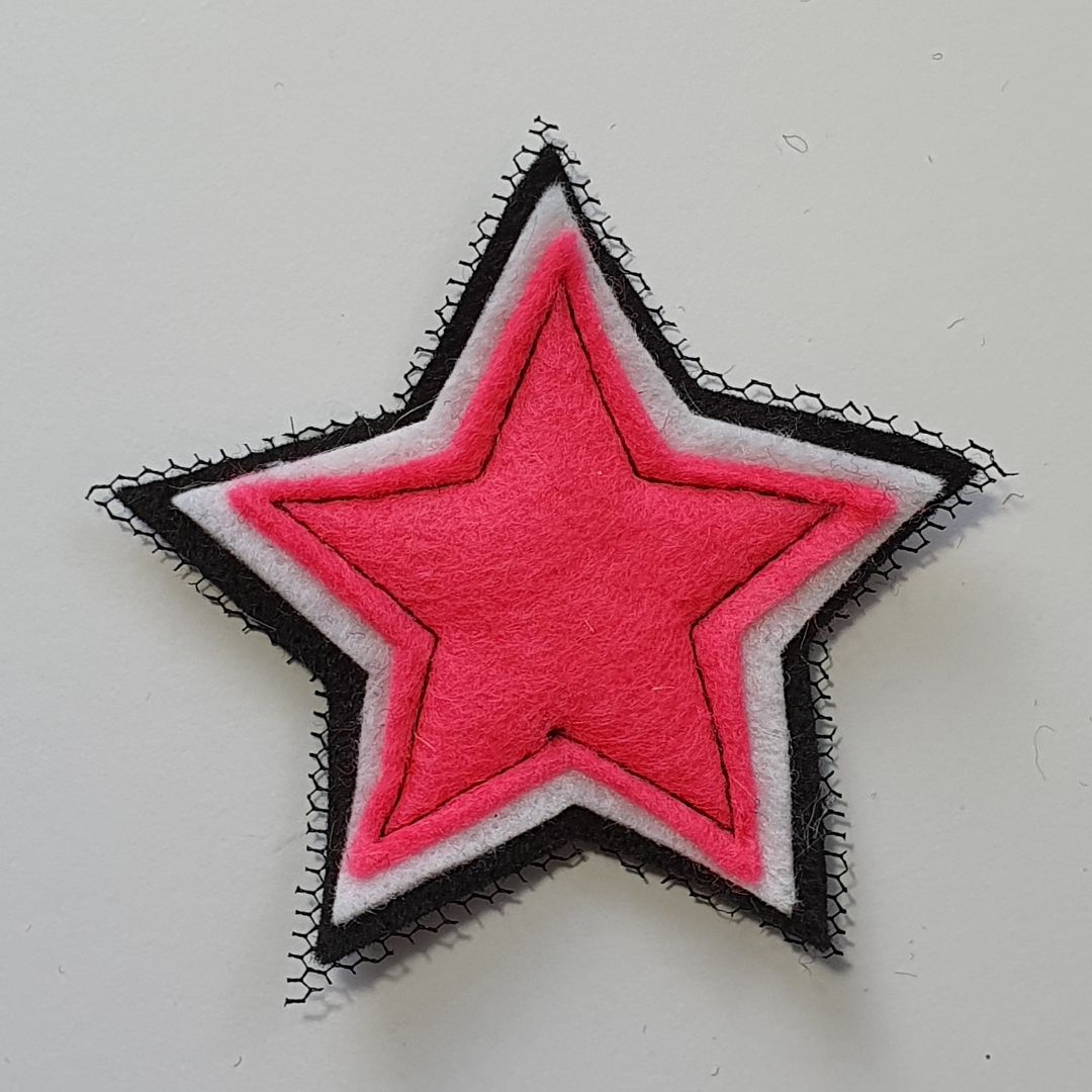 Charm Creations Fluro Stars