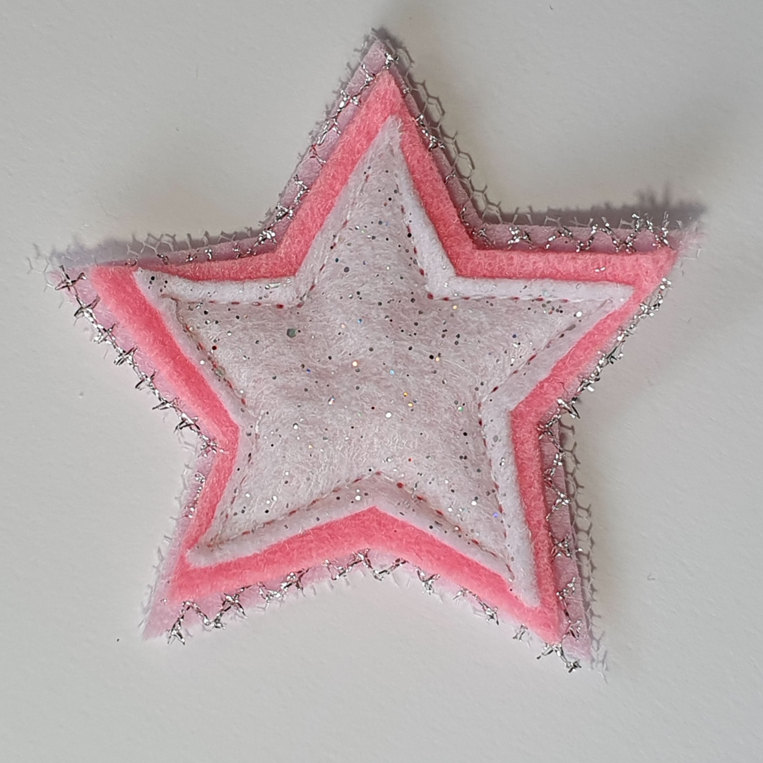 Charm Creations Pastel Sparkle Stars