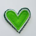 Charm Creations Felt and Tulle Heart