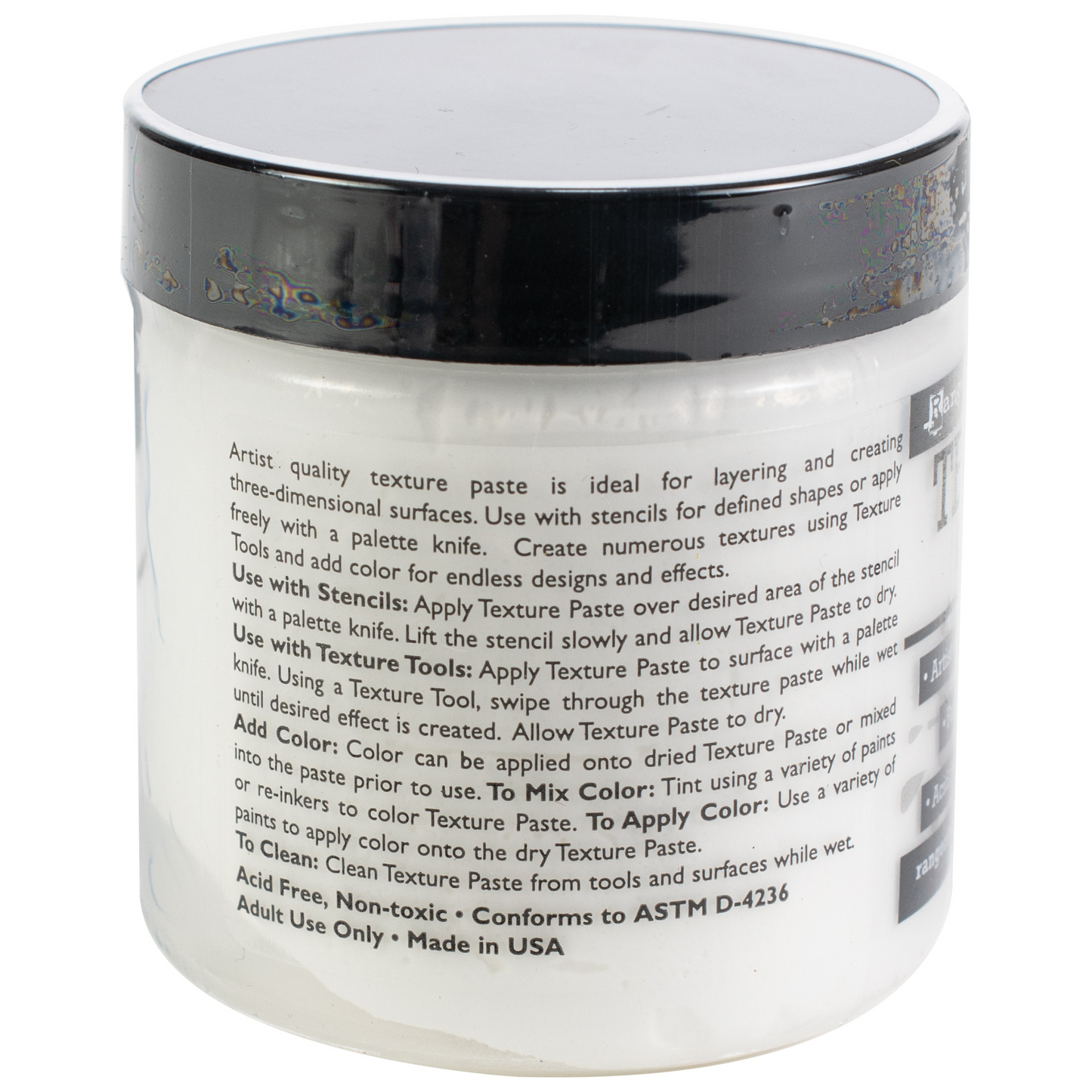 Ranger Texture Paste 4oz-Opaque Matte