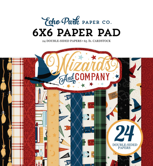 Echo Park Wizards & Company Double-Sided Paper Pad 6"X6"